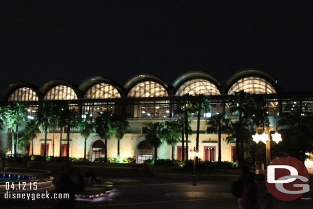 The Disney Resort Line station.