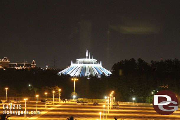 Great to see Space Mountain from your bed.  This wraps up my second day in Tokyo.