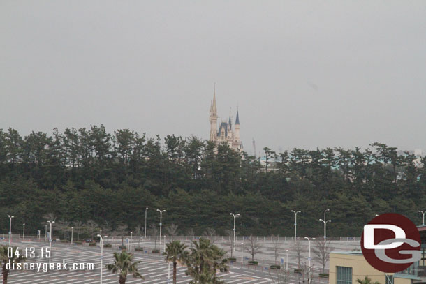 Cinderella Castle in the distance