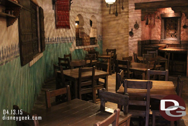 To get out of the rain I ducked inside the Casbah Food Court.  This is a very large dining complex.