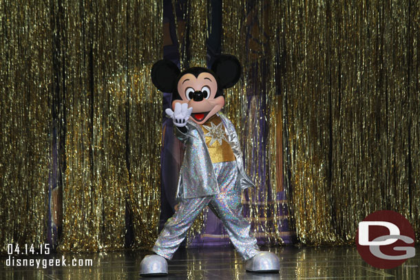 Mickey Mouse during the finale