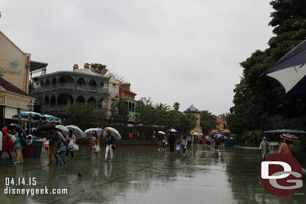 Looking toward Adventureland.  To the left the New Orleans area.