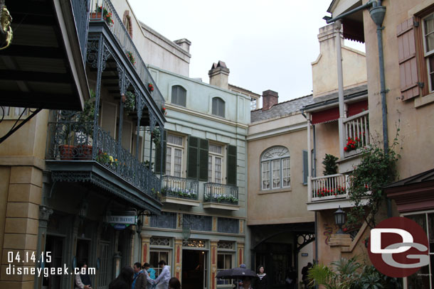 Stepping back out into the rain in New Orleans