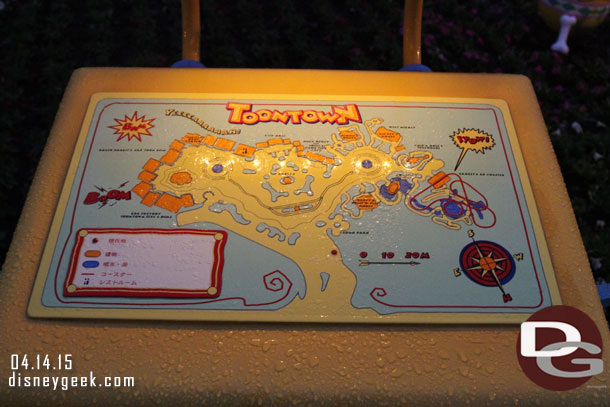 A map of Toontown