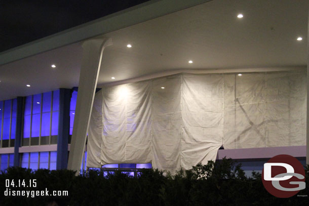 Work going on at the former Captain EO theater.. a new Stitch Encounter is coming this summer.