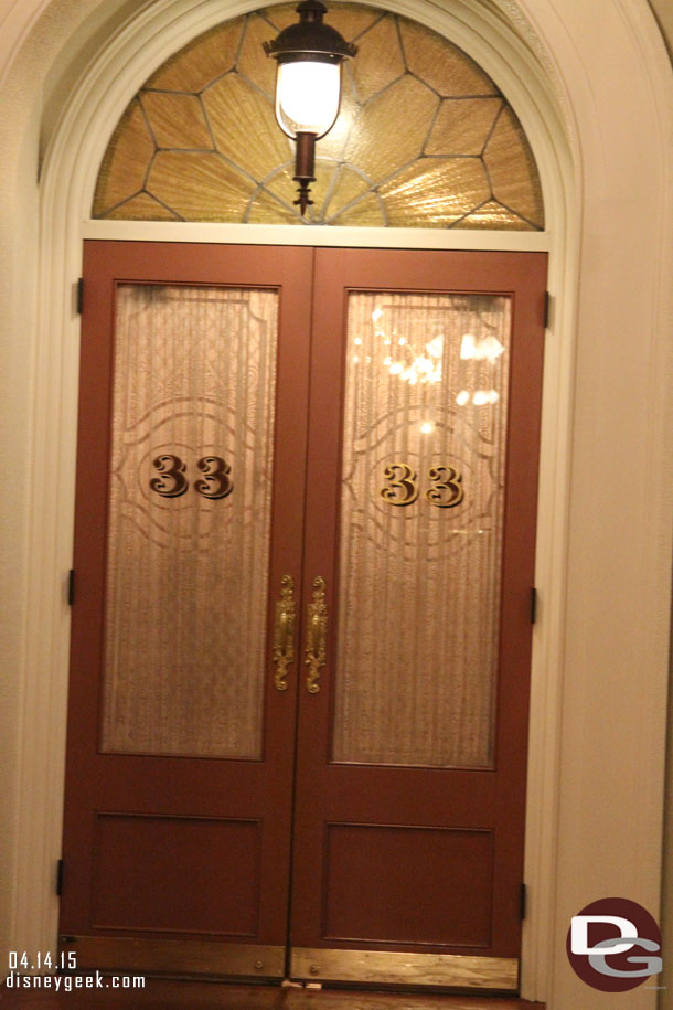 Club 33 is in World Bazaar not New Orleans here.