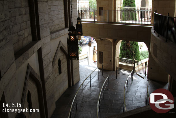 We opted to go upstairs and ride.