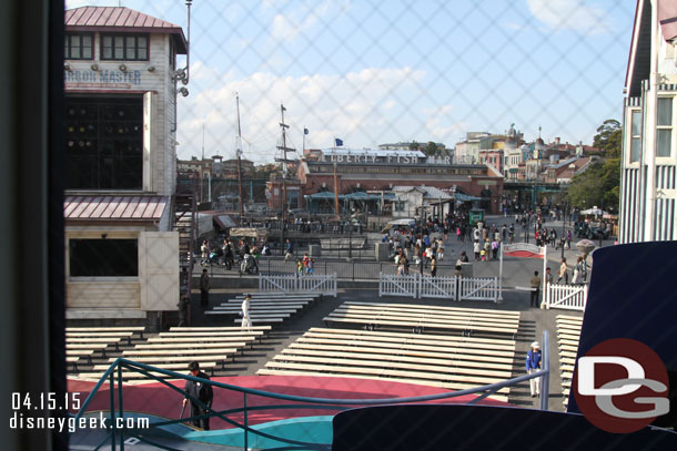 Looking out over the seating area for the Table is Waiting show.