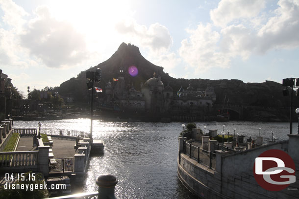 Looking out into the Mediterranean Harbor