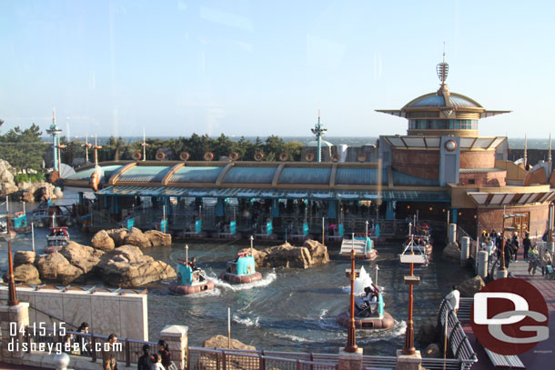 Arriving at the Port Discovery station a view of the Aquatopia