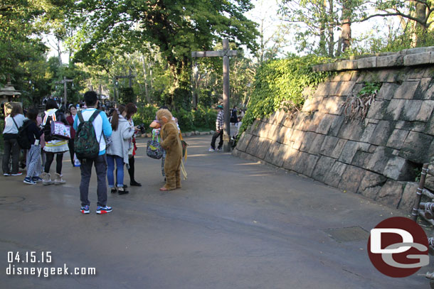 A random Monkey out for pictures in the Lost River Delta