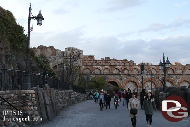 Heading toward the Mediterranean Harbor