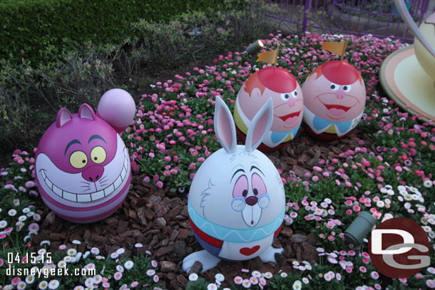 The Alice in Wonderland characters Easter Eggs