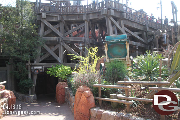 Restrooms under the Big Thunder Queue.