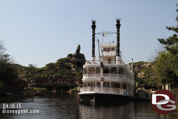 The Mark Twain ready to start its day.