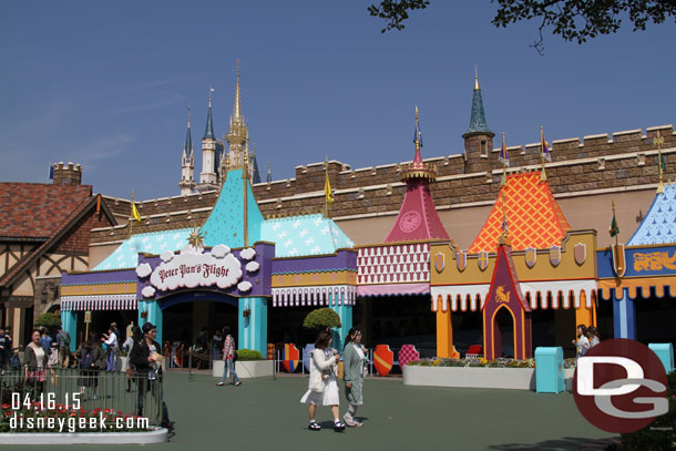 Peter Pans Flight in Fantasyland.