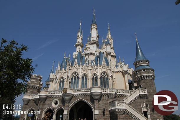 Walking by Cinderella Castle