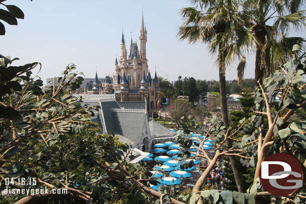 Cinderella Castle from the top of the Tree House