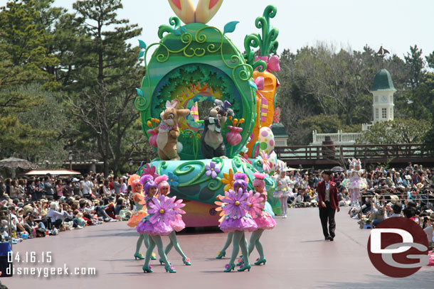 The parade features about 85 performers and 7 floats.