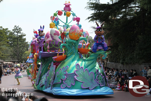 The second float is the workshop where they decorate the eggs.