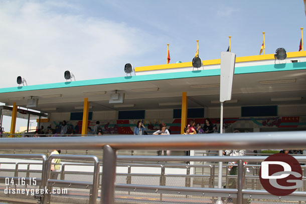 The grand stands.