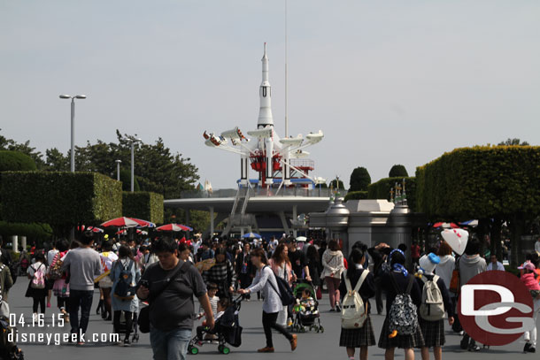 Walking through Tomorrowland
