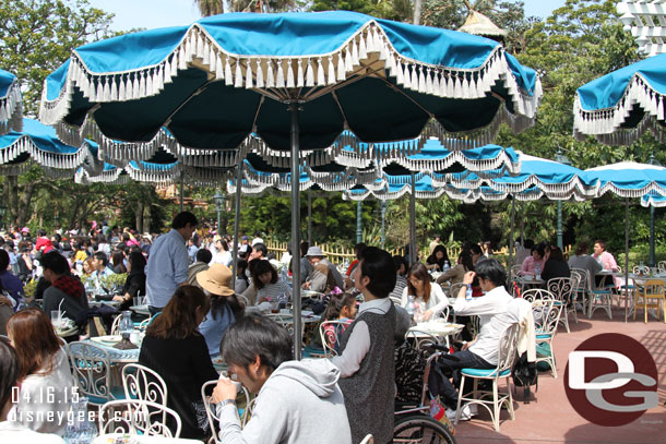 Back out to the seating area.