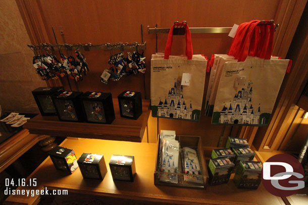 Some of the merchandise that is available for purchase.