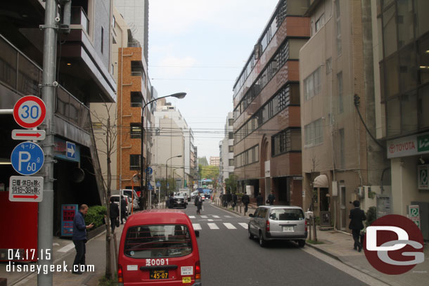 Driving through Tokyo... our destination today is Mt. Fuji.