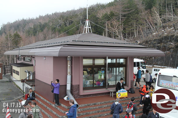 A better view of the building.  It had restrooms, a small giftshop/food area and a photo op outside.