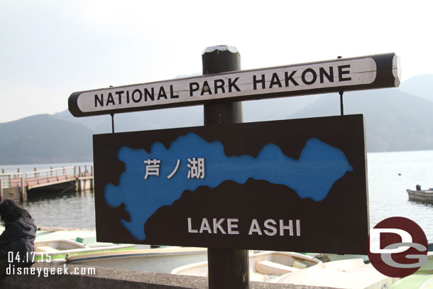 We arrived at Lake Ashi around 3:15pm