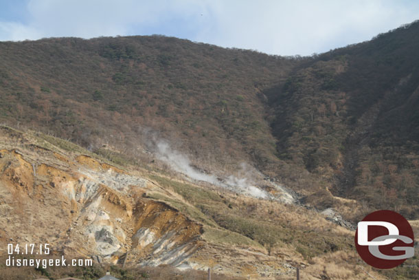 So I turned around and took some pictures of the sulphur vents.