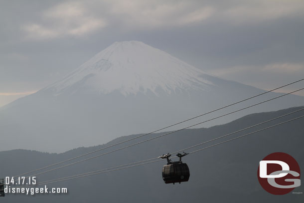 One more Mt. Fuji shot before boarding the bus.