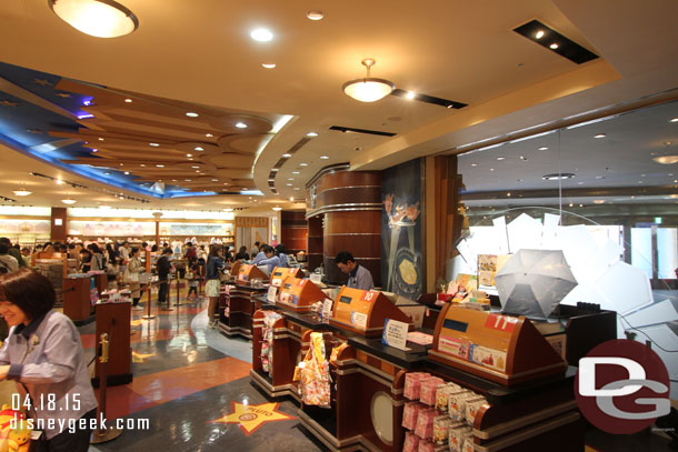 It is a regular/large Disney Store like you would find in your mall.  They did not have themepark specific merchandise.