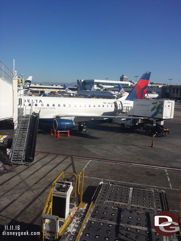 My view as we waited for everyone to board.