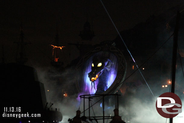 Maleficent in Dragon Form takes center stage.