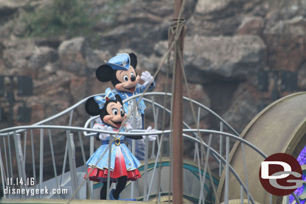 Mickey and Minnie Mouse