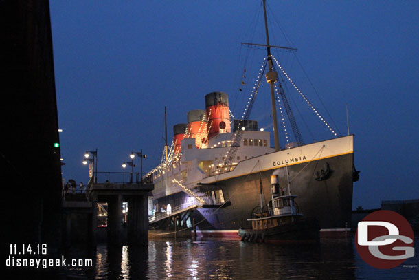 Passing the SS Columbia