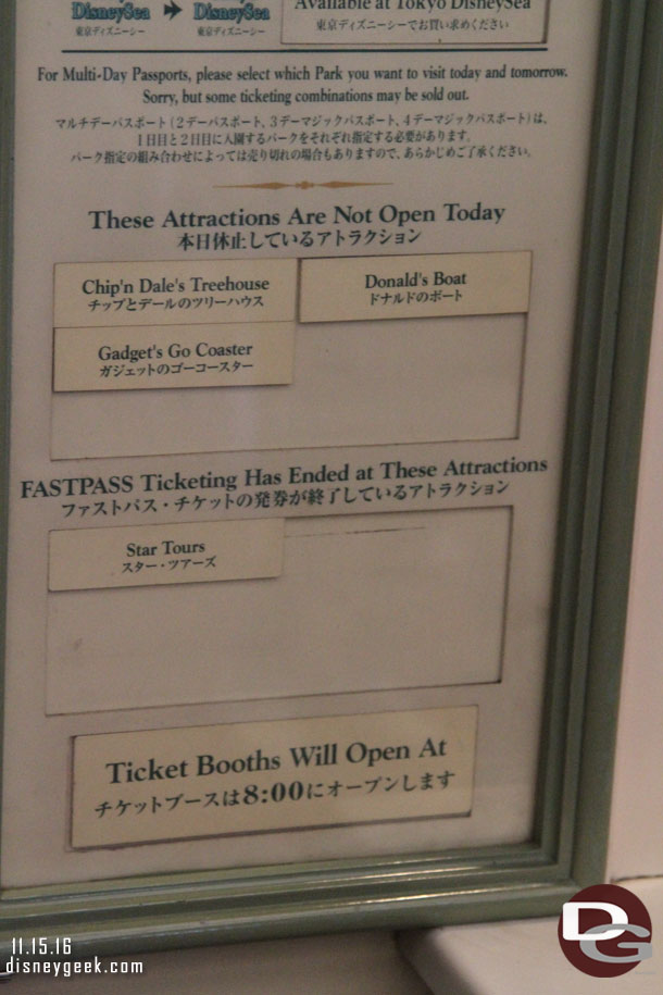 Funny instead of saying no FastPass they just say it has ended for the day.. at the day has not even begun yet.