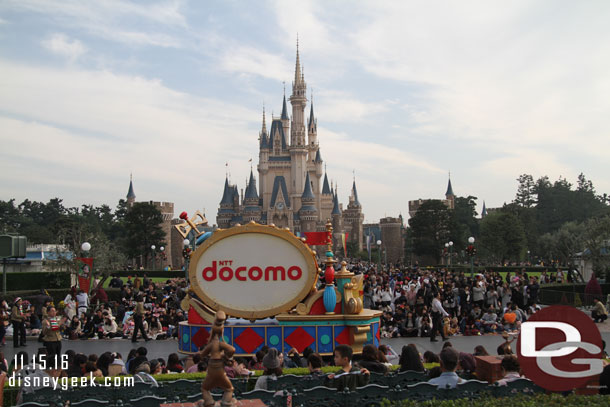 The sponsor has a float to conclude the parade.