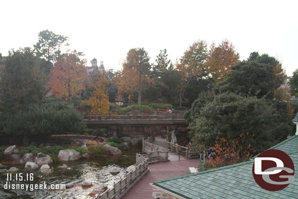 Critter Country with the Haunted Mansion in the background.