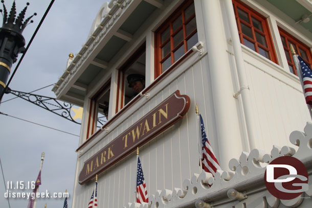 It was great to be on the Mark Twain and the River again.  I miss it at Disneyland.