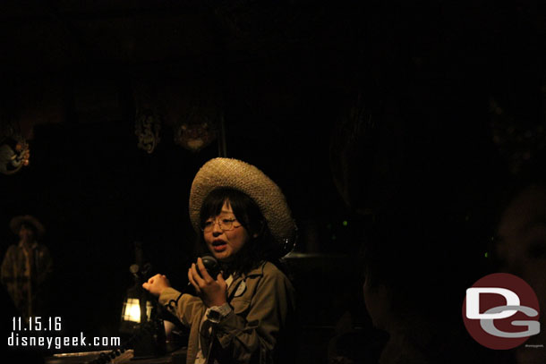 Our skipper.  It was all in Japanese so I had to fill in my only spiel.