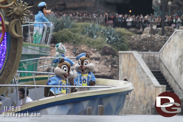 Chip and Dale on the back of the purple one with Donald/Daisy.