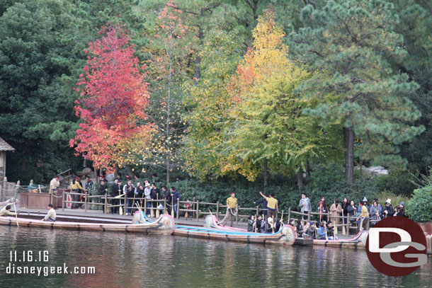 Fall colors on some of the trees.