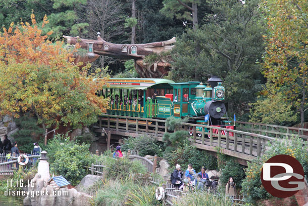 Western River Railroad train approaching