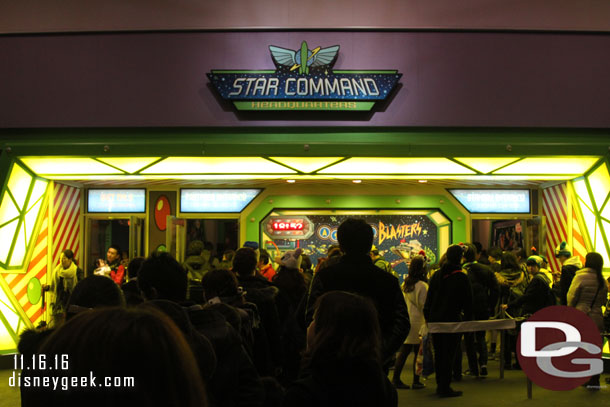 After the show used our Buzz FastPasses