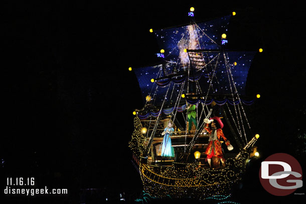 No Christmas with Peter Pan.. just like the boat.