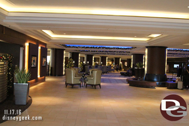 Walking through the lobby area of the Sheraton (since I was  up early figured I would take some pictures).