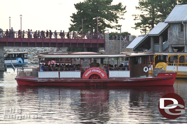 Transit Steamers on the move.